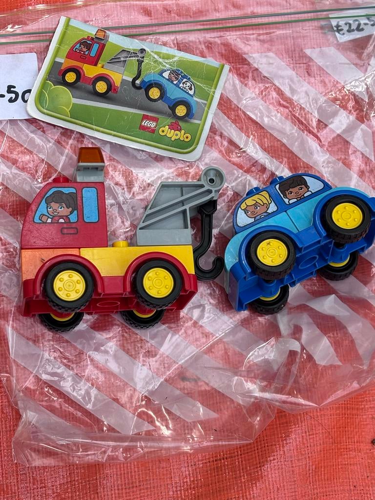 Duplo Takelwagen en Auto Speelset, Ophalen of Verzenden, Gebruikt, Duplo