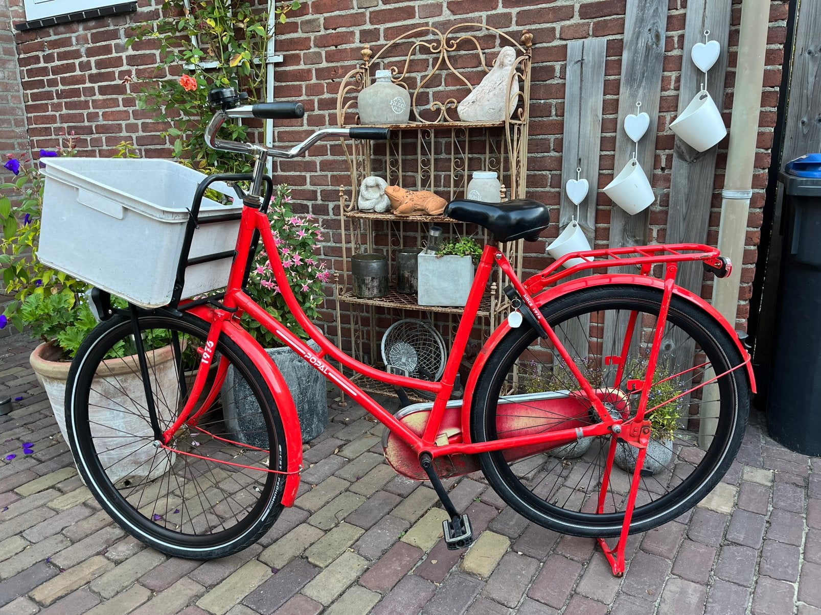 Popal omafiets, Fietsen en Brommers, 56 cm of meer, Ophalen, Gebruikt, Terugtraprem