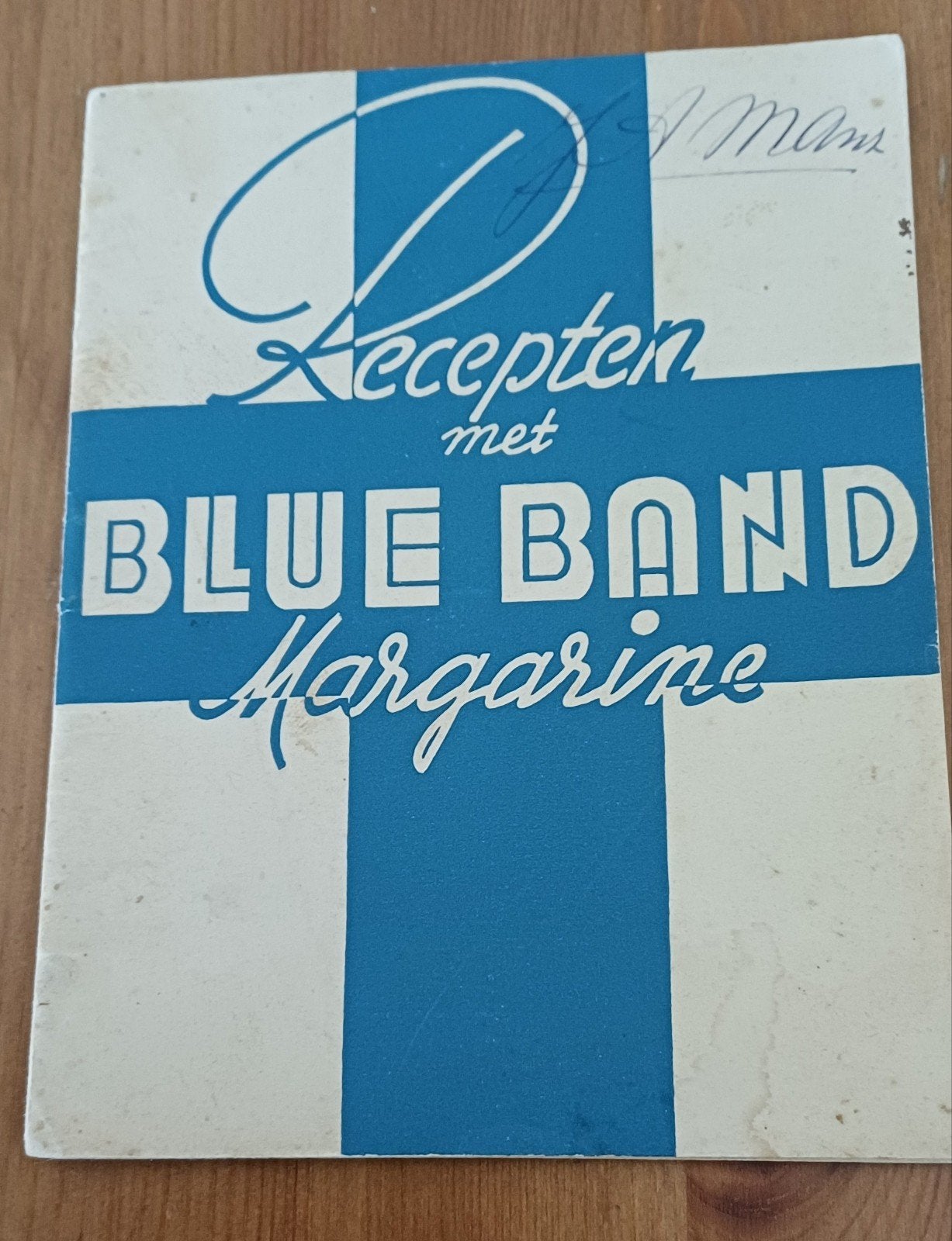 Zeldzaam Blue Band Receptenboekje Batavia Ned-Indië jn 30, Ophalen