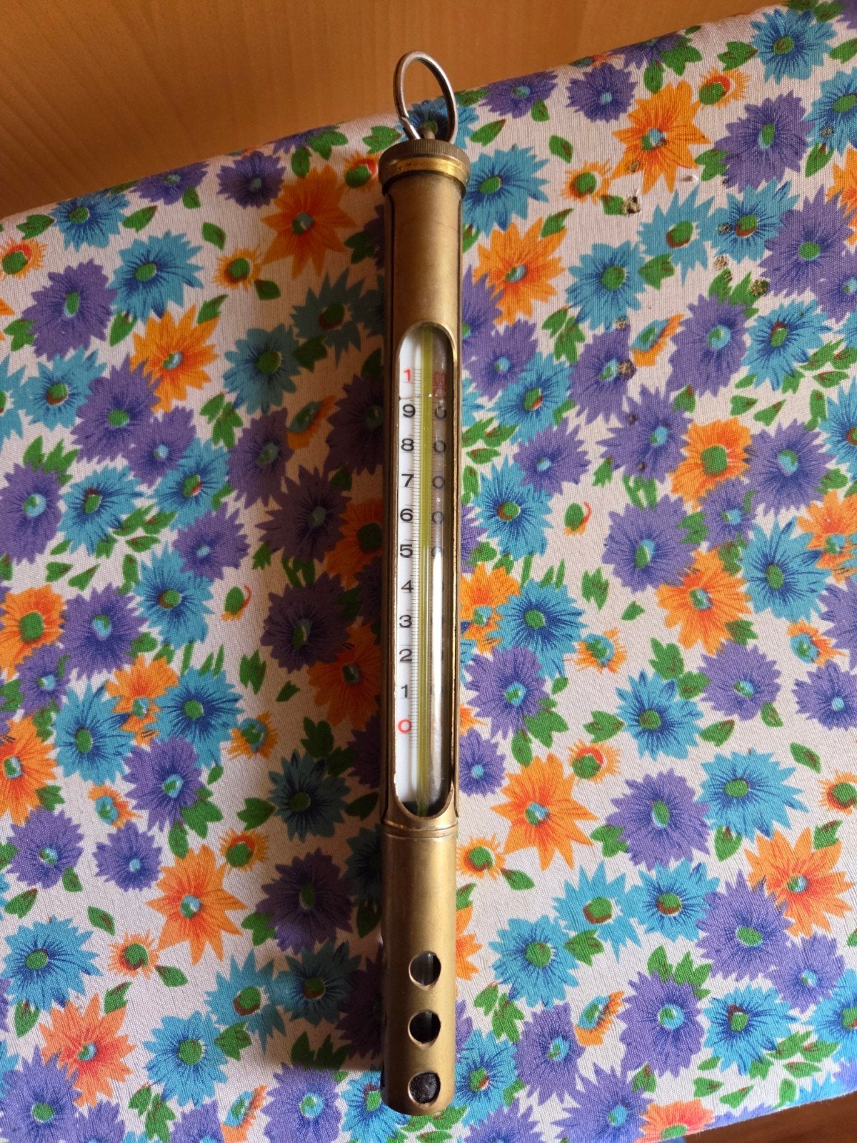 Vintage Buitenthermometer Messing - Decoratief & Functioneel, Ophalen