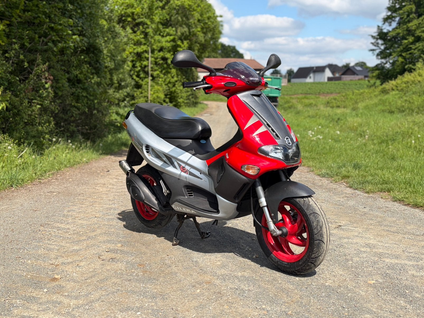 Gilera runner SP PRO 50cc, Ophalen, Uitlaat, Piaggio