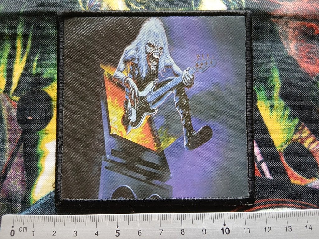 Iron Maiden prachtige nieuwe printed patch 81, Verzenden, Nieuw, Kleding