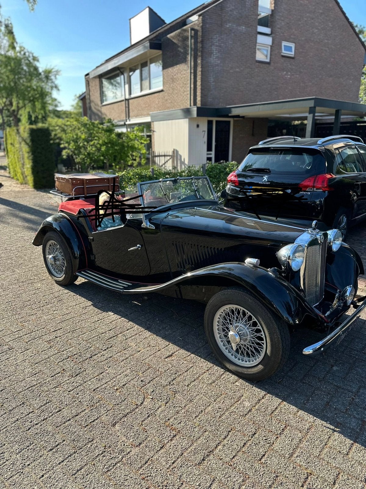 MG 1952 Zwart, Auto's, Achterwielaandrijving, 880 kg, Cabriolet, Zwart