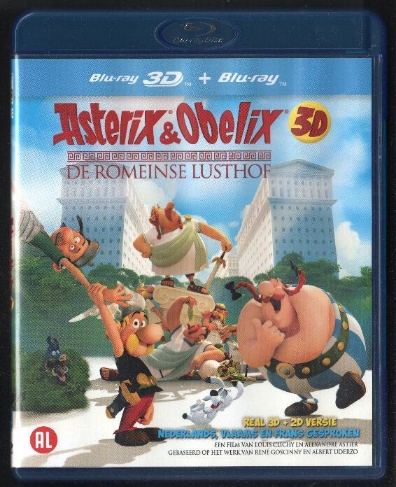Asterix & Obelix de Romeinse Lusthof 3D+2D BR NLaudio+subs!, Gebruikt, Nederlands, Alle leeftijden, Nederlands