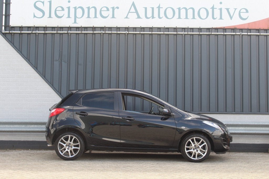 Mazda 2 1.3 TS Plus/Airco/5 drs/ 43dkm/Mazda onderhouden, Voorwielaandrijving, Gebruikt, Zwart, Origineel Nederlands