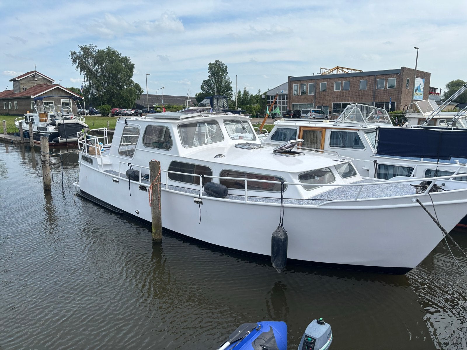 Geeuw kruiser 10,50 met Mercedes motor 616 om 75 pk, Watersport en Boten, Motorboten en Motorjachten, Staal, Gebruikt, Diesel