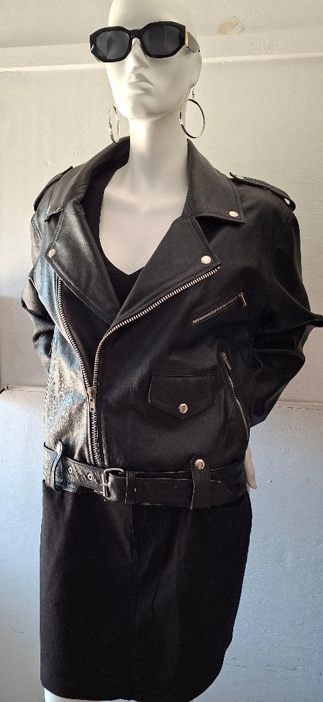 Zwart leren dames motor jack / jas maat S ! ! !, Ophalen of Verzenden, Tweedehands, Dames, Jas | leer