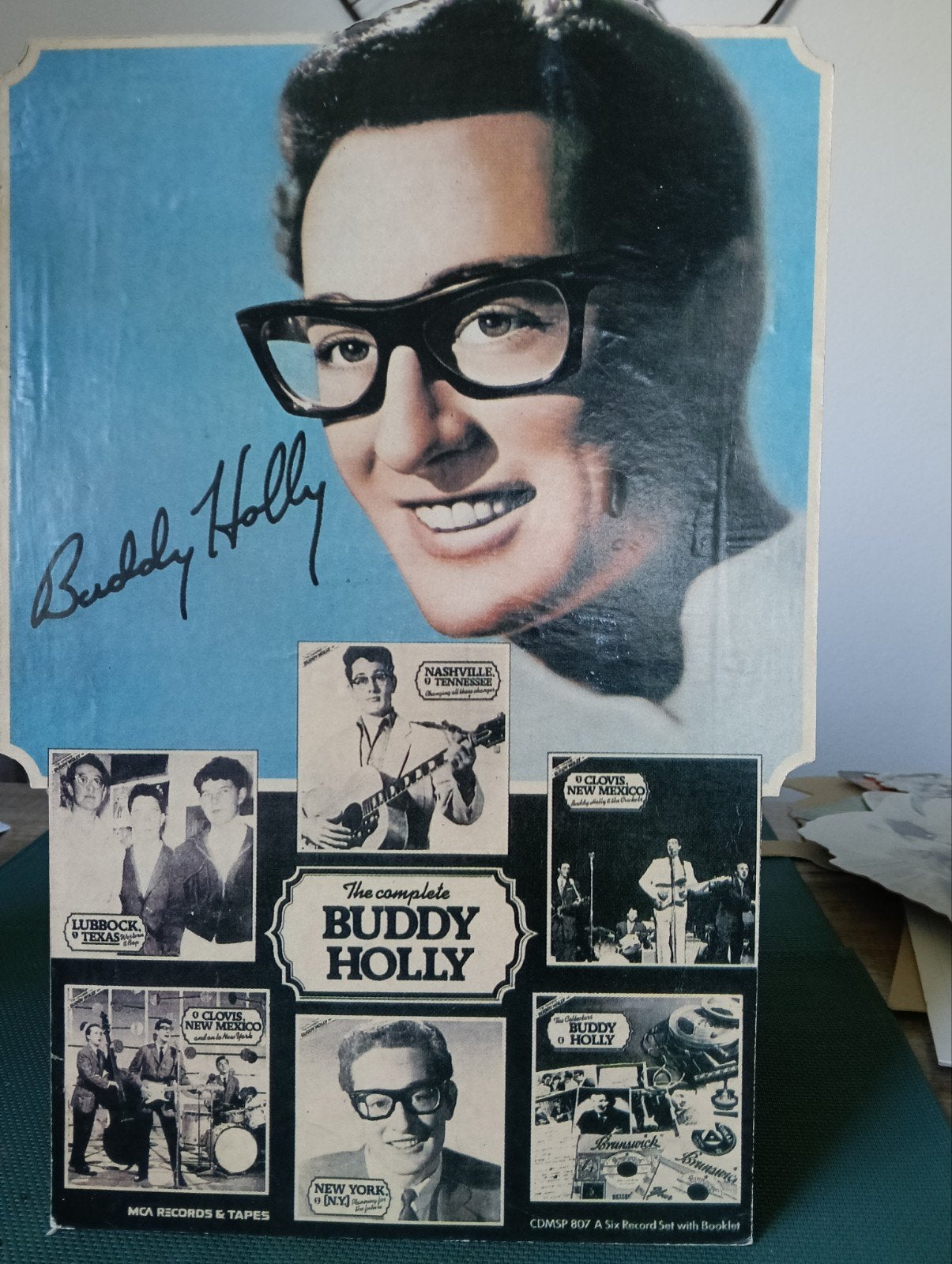 Buddy Holly kartonnen stand-Up, Verzamelen, Ophalen of Verzenden, Gebruikt, Foto of Kaart