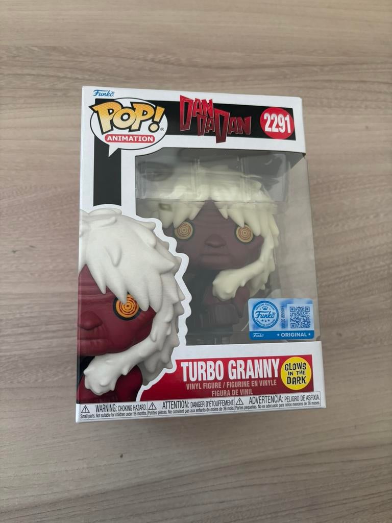 Dandadan #2291 Funko Pop! Turbo Granny Glow in the Dark, Verzamelen, Poppetjes en Figuurtjes, Funko Europe, Nieuw, Ophalen of Verzenden