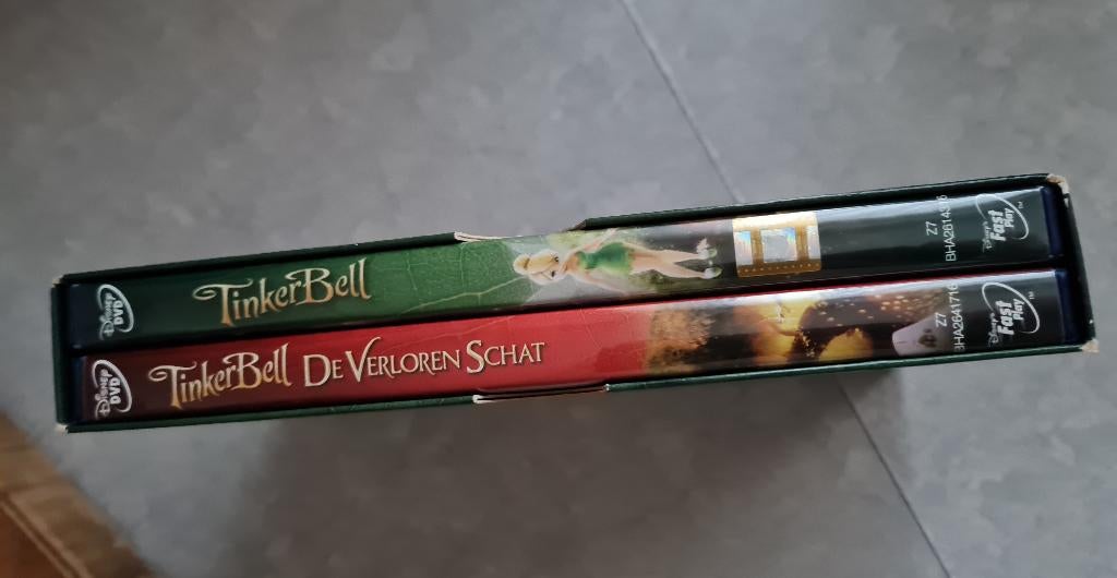 Walt Disney: TinkerBell + TinkerBell De Verloren Schat, Alle leeftijden, Ophalen of Verzenden, Zo goed als nieuw, Boxset