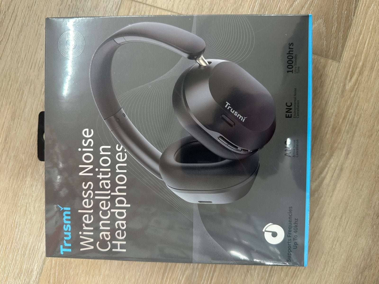 Trusmi Draadloze Koptelefoon met Noise Cancellation, Ophalen of Verzenden, Nieuw, Overige merken, Draadloos
