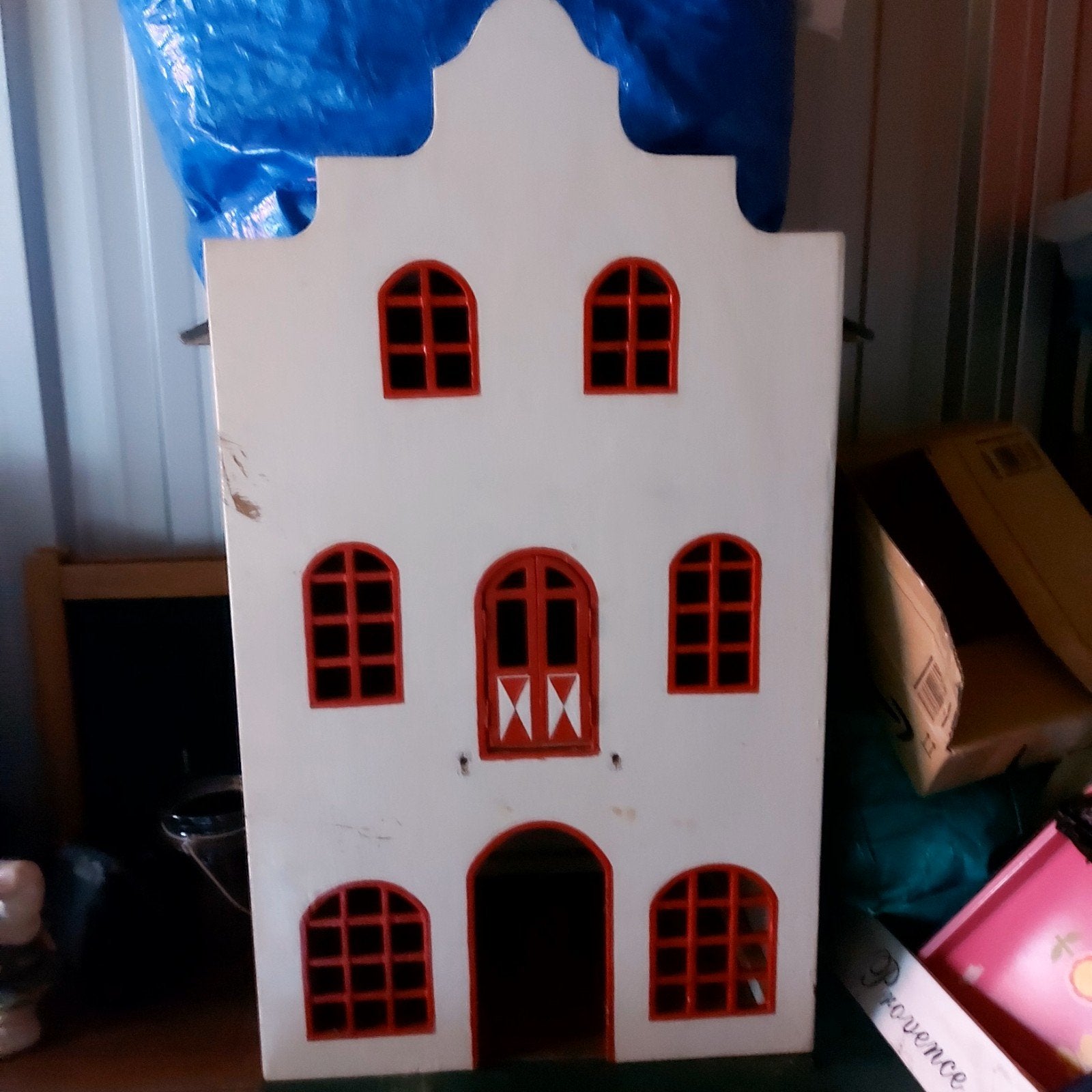 Houten poppenhuis met 3 verdiepingen, Ophalen