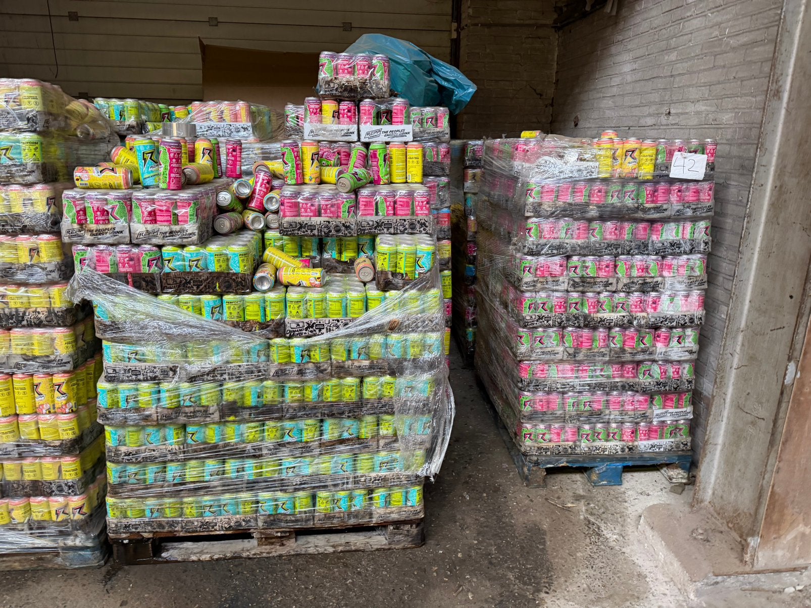Partij frisdrank repp zero sugar energy drink 12000 blikjes, Ophalen of Verzenden