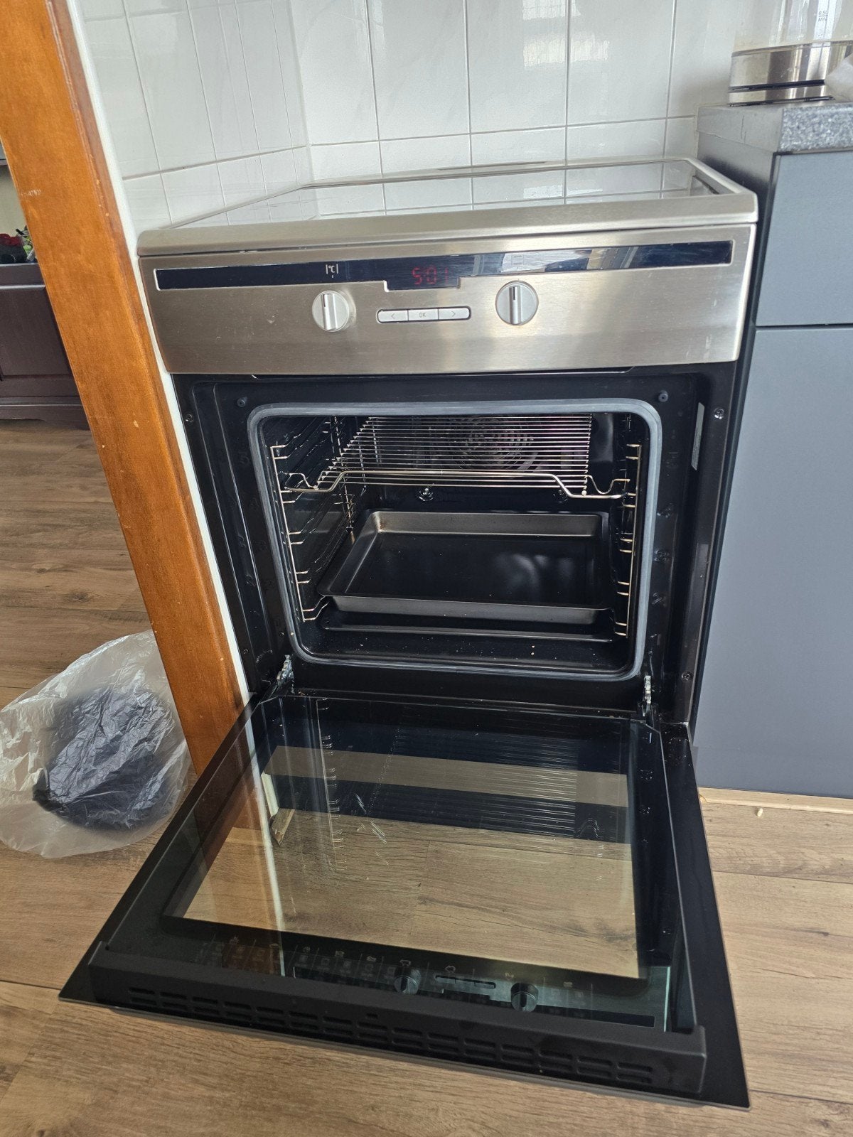 Inventum  Inductie Kookplaat met oven, Witgoed en Apparatuur, Ophalen, Gebruikt, Hete lucht, 4 kookzones