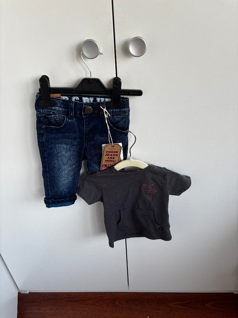 Feetje setje maat 68 voor jongens Nieuw (advr 193), Kinderen en Baby's, Babykleding | Maat 68, Nieuw, Ophalen of Verzenden, Setje