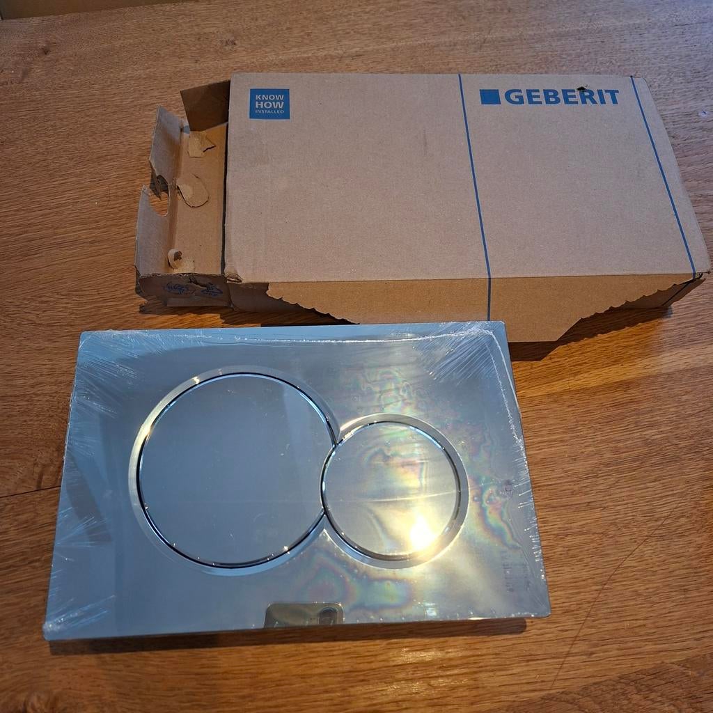Geberit Sigma01 bedieningsplaat chroom glanzend, Ophalen of Verzenden
