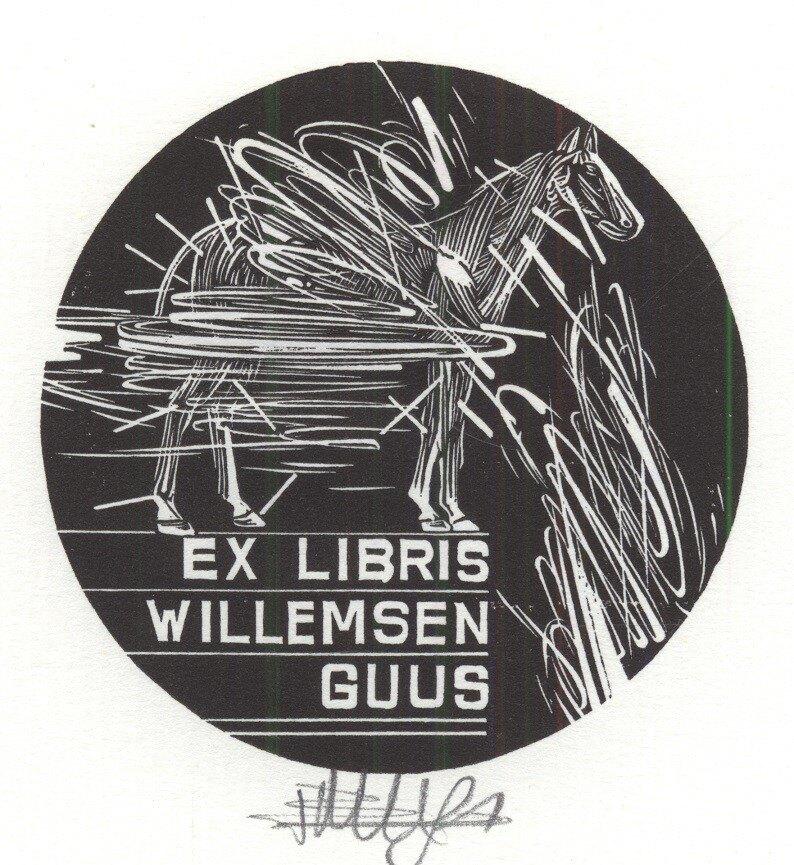 1850 Ex Libris België : Emiel Hoorne, 1981, Verzenden