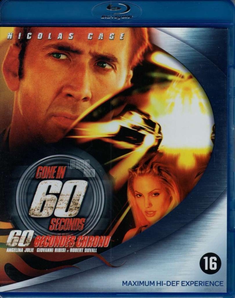 Gone in 60 Seconds (2000, Nicolas Cage/Angelina Jolie) - NL, Cd's en Dvd's, Blu-ray, Verzenden, Actie, Zo goed als nieuw, Disney Movies