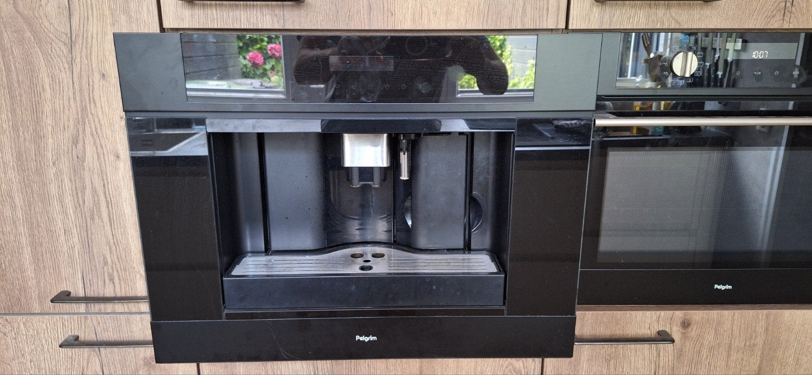 Pelgrim IKM614MvT Inbouw Koffiemachine - Gebruikt., Ophalen, Gebruikt, Espresso apparaat, 10 kopjes of meer