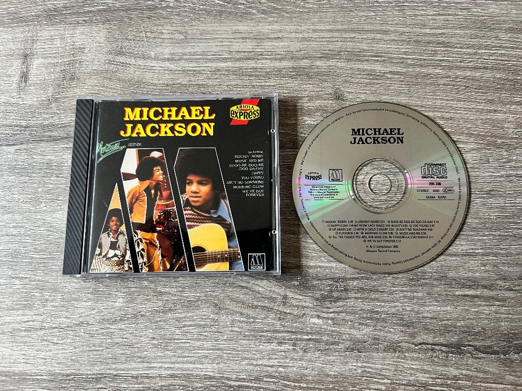 Michael Jackson Motown Legends CD (1989), Pop, Ophalen of Verzenden, Zo goed als nieuw, Inclusief boekje