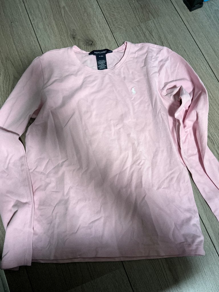 Ralph lauren shirt roze maat 164, Ophalen of Verzenden, Zo goed als nieuw, Meisje, Shirt of Longsleeve