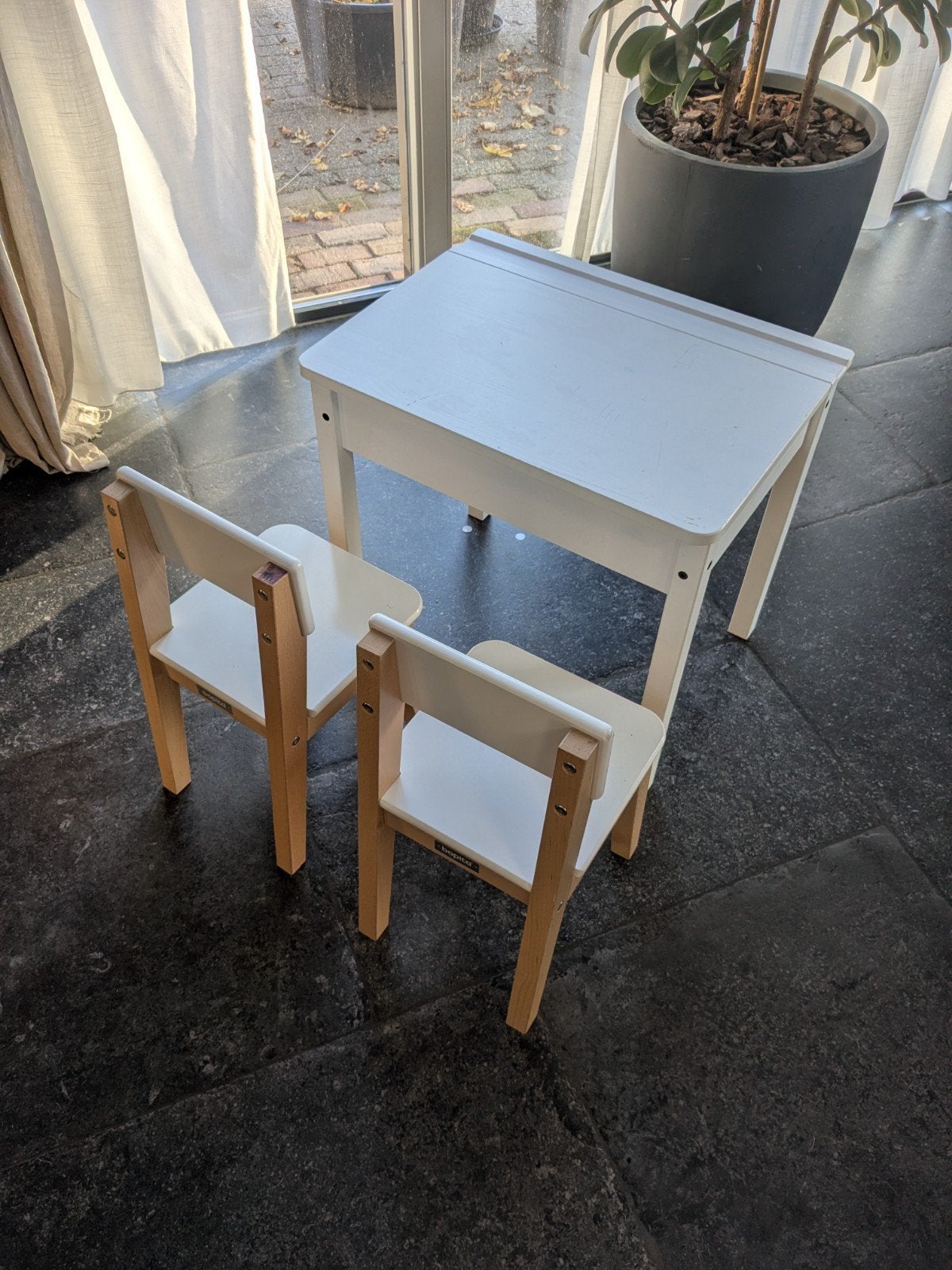 Kinderbureau met 2 stoeltjes, Ophalen, Gebruikt, Tafel(s) en Stoel(en)