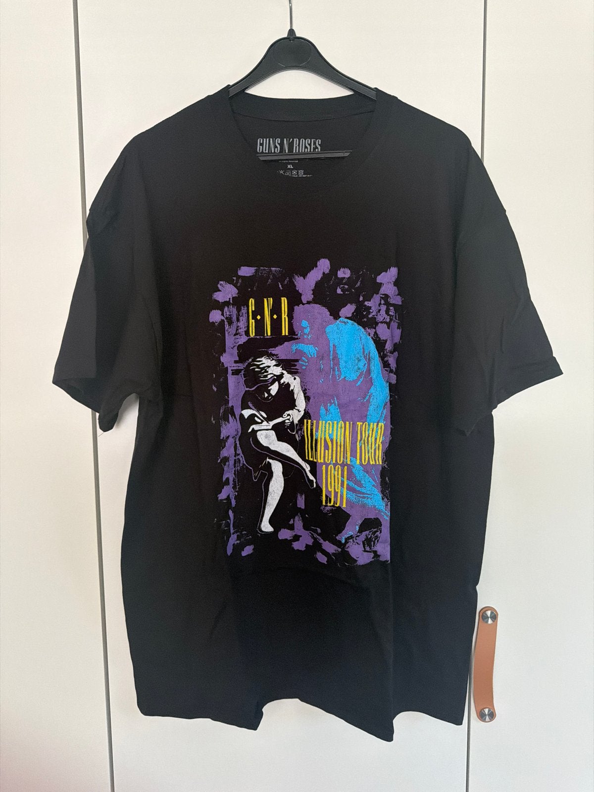 Guns N' Roses "Illusion Tour 1991" T-shirt - XL, Ophalen of Verzenden, Nieuw, Maat 56/58 (XL), Zwart