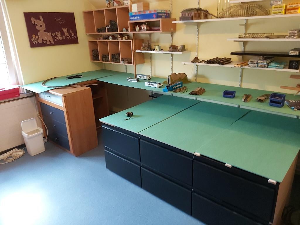 Marklin Komplete baan ter overname, Hobby en Vrije tijd, Ophalen, Wisselstroom, Analoog, Märklin