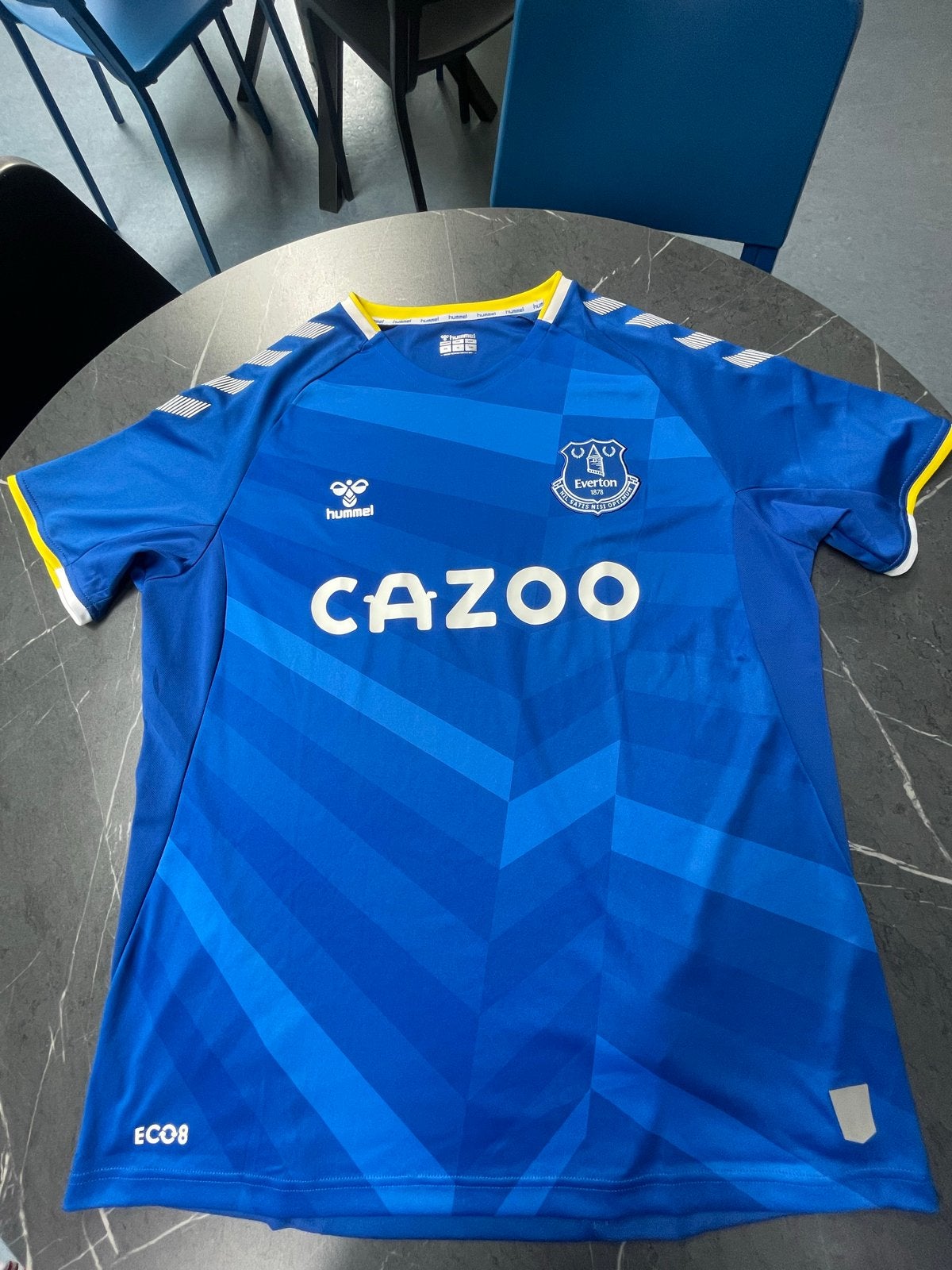 Everton Hummel Thuis Shirt 2021/2022 Maat XXL ongedragen., Ophalen of Verzenden, Nieuw, Buitenlandse clubs
