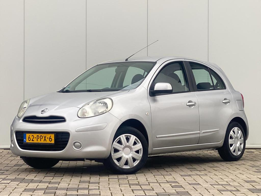 Nissan Micra 1.2 Acenta 5 DEURS AIRCO 1STE EIGENAAR IN PERFE, Voorwielaandrijving, Euro 5, Gebruikt, 31 €/maand