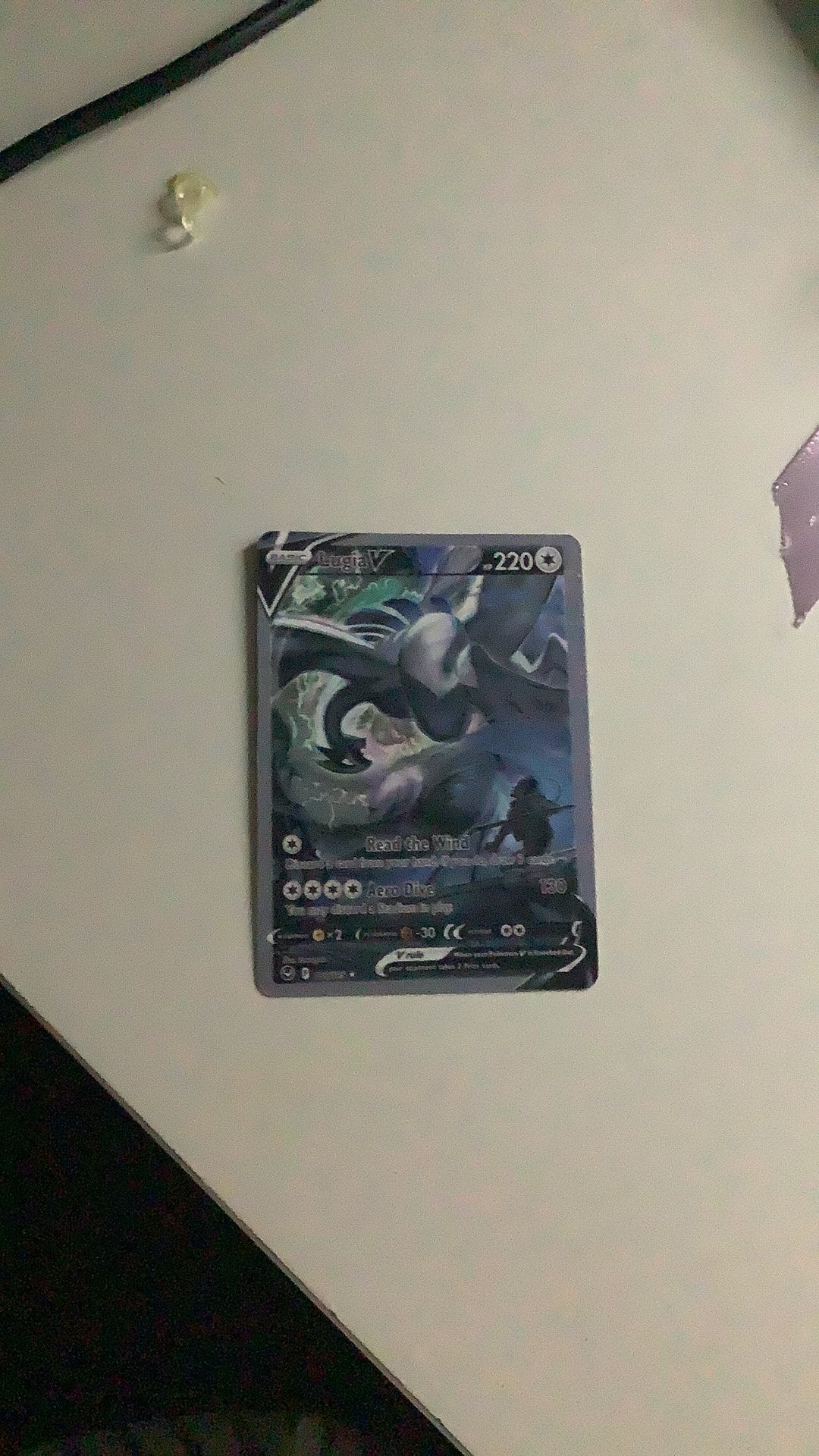 Lugia V Pokémon kaart - Zeldzaam en in topconditie, Ophalen of Verzenden, Zo goed als nieuw, Losse kaart