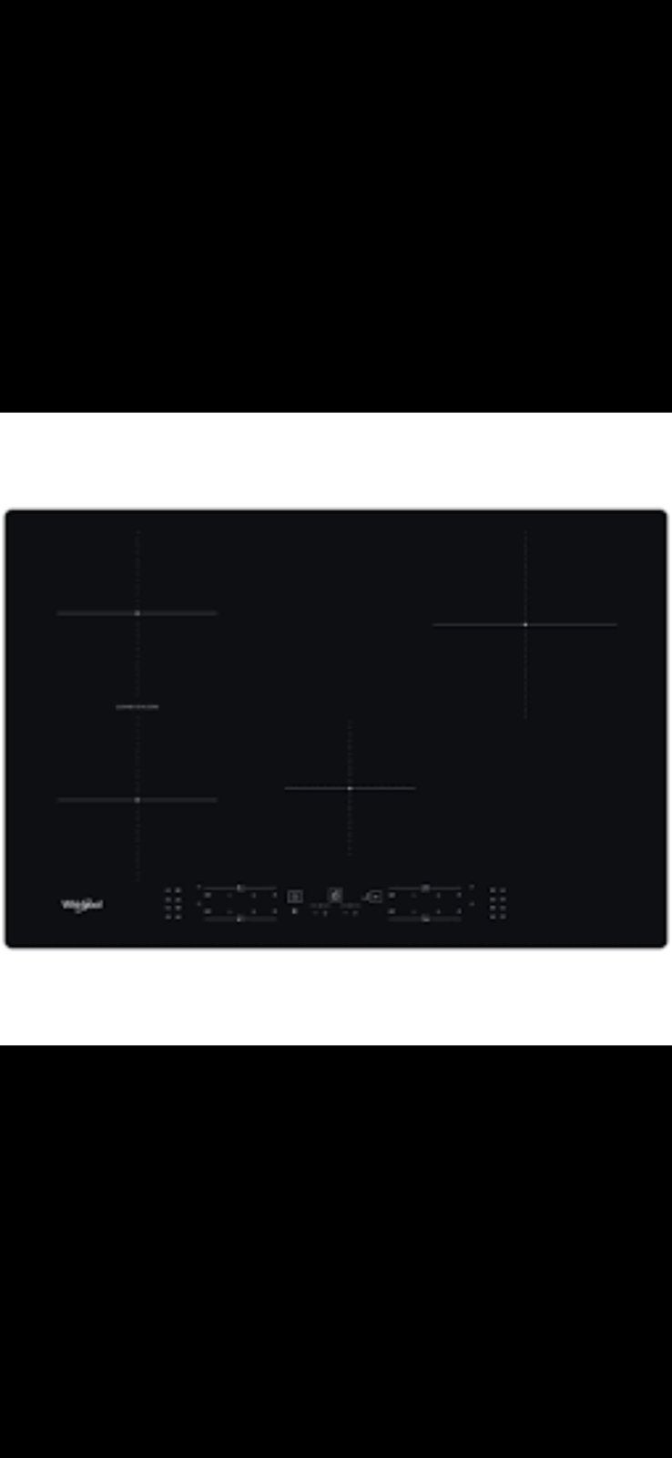Nieuwe Whirlpool Inductiekookplaat WB B4877 NE – Nieuw, Zo goed als nieuw, Inbouw, Inductie, 4 kookzones