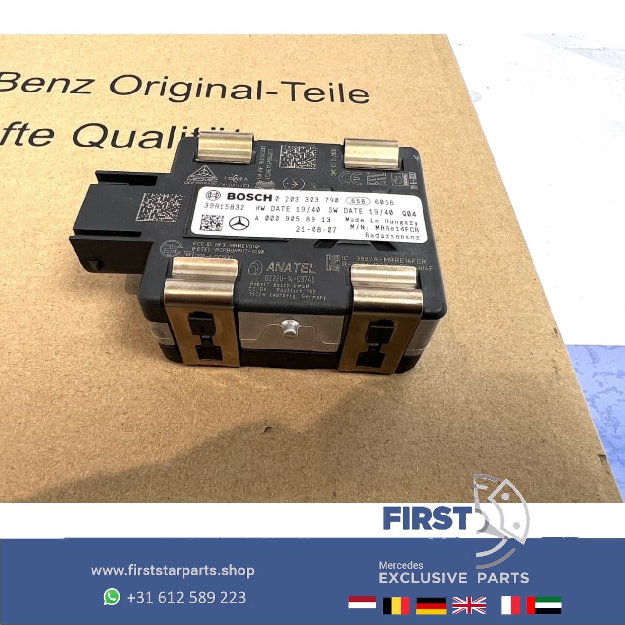 W177 C118 H247 X247 W247 afstand radar sensor A0009058913 Me, Gebruikt, -, Ophalen of Verzenden, -