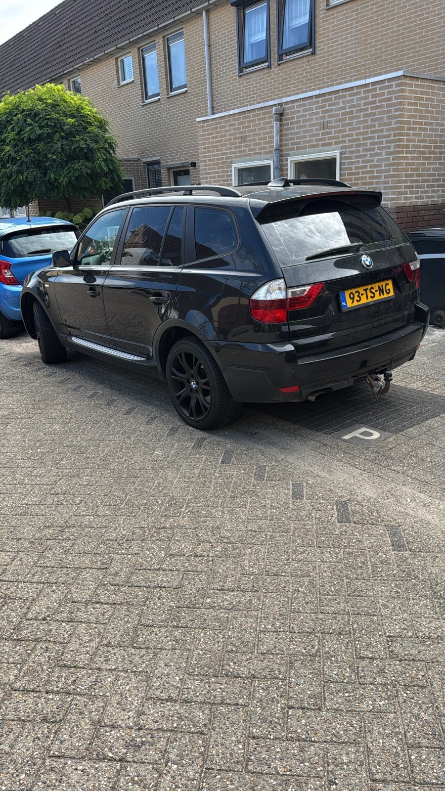 BMW X3 2.0 I 2007 Zwart, Auto's, BMW, Zwart, 4 cilinders, Zwart, Handgeschakeld