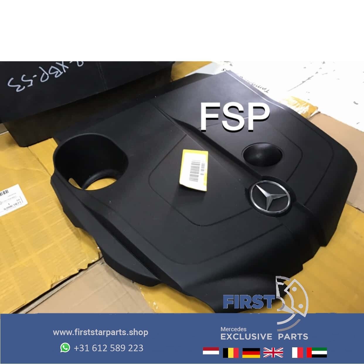 Motorafdekplaat bescherm kap W176 A W117 CLA W156 GLA motor, Gebruikt, -, Ophalen of Verzenden, -