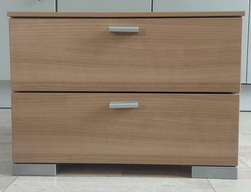2 nachtkastjes, Huis en Inrichting, Slaapkamer | Nachtkastjes, Ophalen, Zo goed als nieuw, 45 tot 65 cm, Minder dan 55 cm