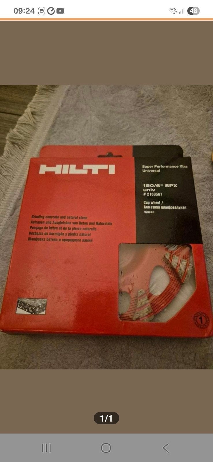 Hilti Super Performance Xtra Universele Slijpschijf, Ophalen of Verzenden