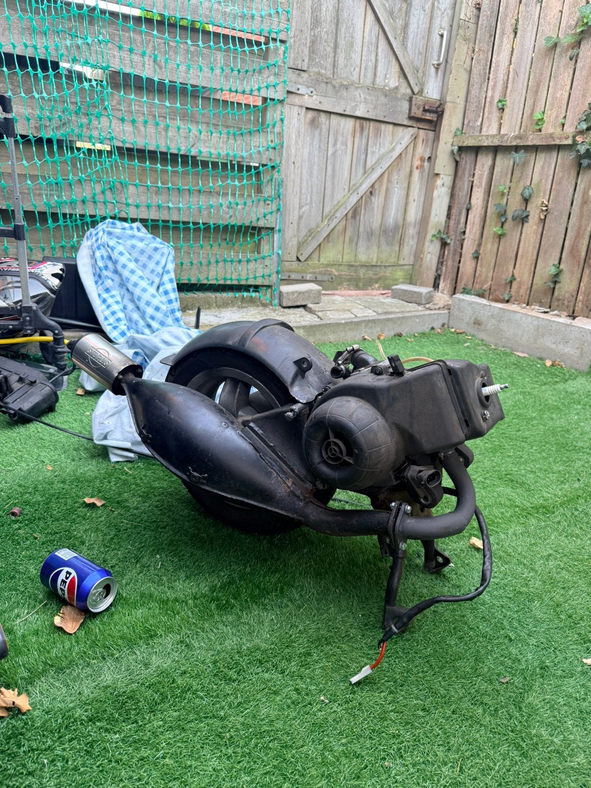 Zip 50cc 2 takt blok compleet lopend gedemonteerd, Fietsen en Brommers, Scooters | Piaggio, Ophalen of Verzenden, Zo goed als nieuw
