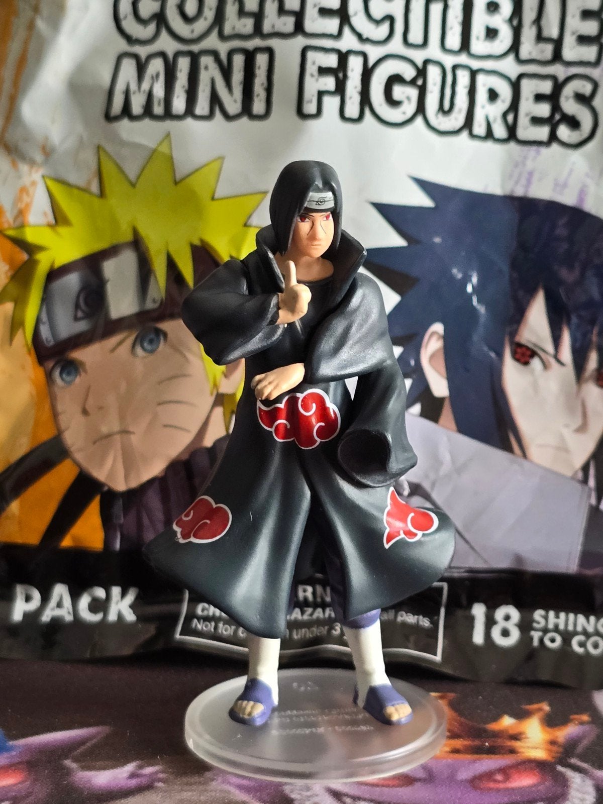 Naruto Itachi Uchiha Mini Figuur - Collectible, Ophalen of Verzenden, Zo goed als nieuw