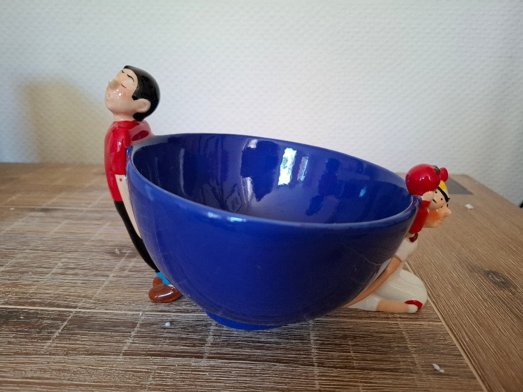 Suske & Wiske Fruitmasters  blauwe soepkom nr 10 NIEUW, Verzamelen, Ophalen of Verzenden, Suske en Wiske, Nieuw, Gebruiksvoorwerp