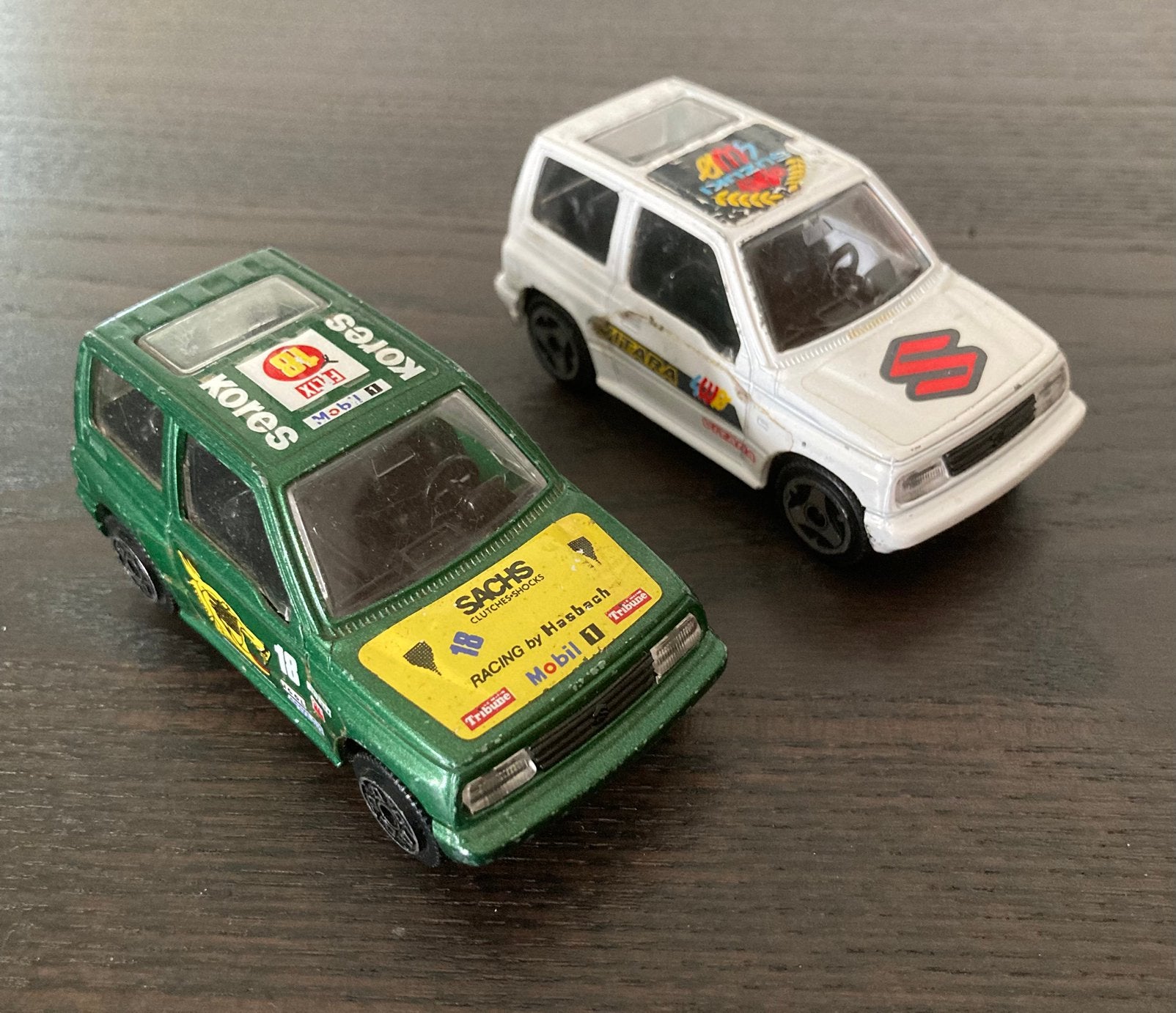 Bburago Suzuki Vitara (2x), Ophalen of Verzenden, Gebruikt, Auto