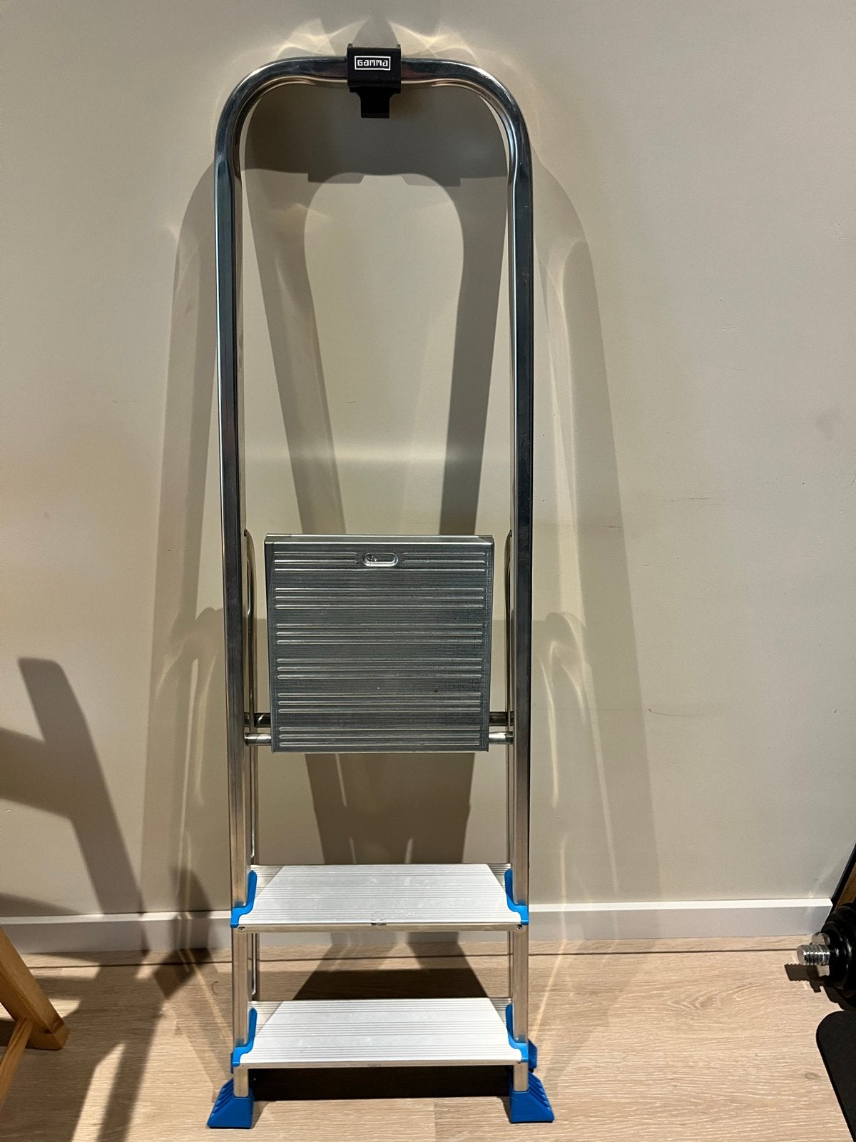 Gamma Aluminium Huishoudtrap - 3 treden, Ophalen, Zo goed als nieuw, Trap, Minder dan 2 meter