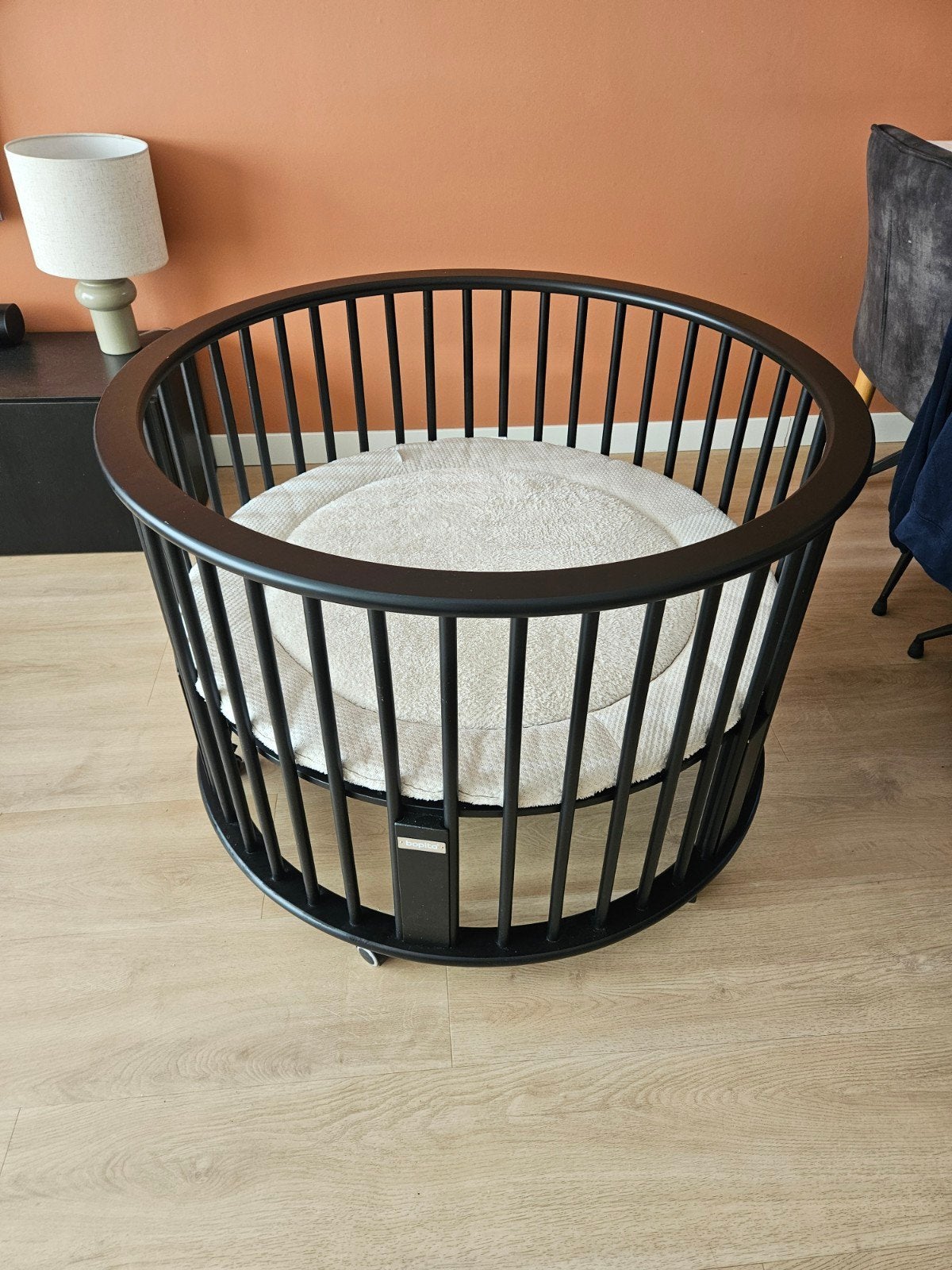 bopita box rond zwart, ziet er nog goed uit, Kinderen en Baby's, Boxen, Ophalen, Zo goed als nieuw, Rond, In hoogte verstelbaar