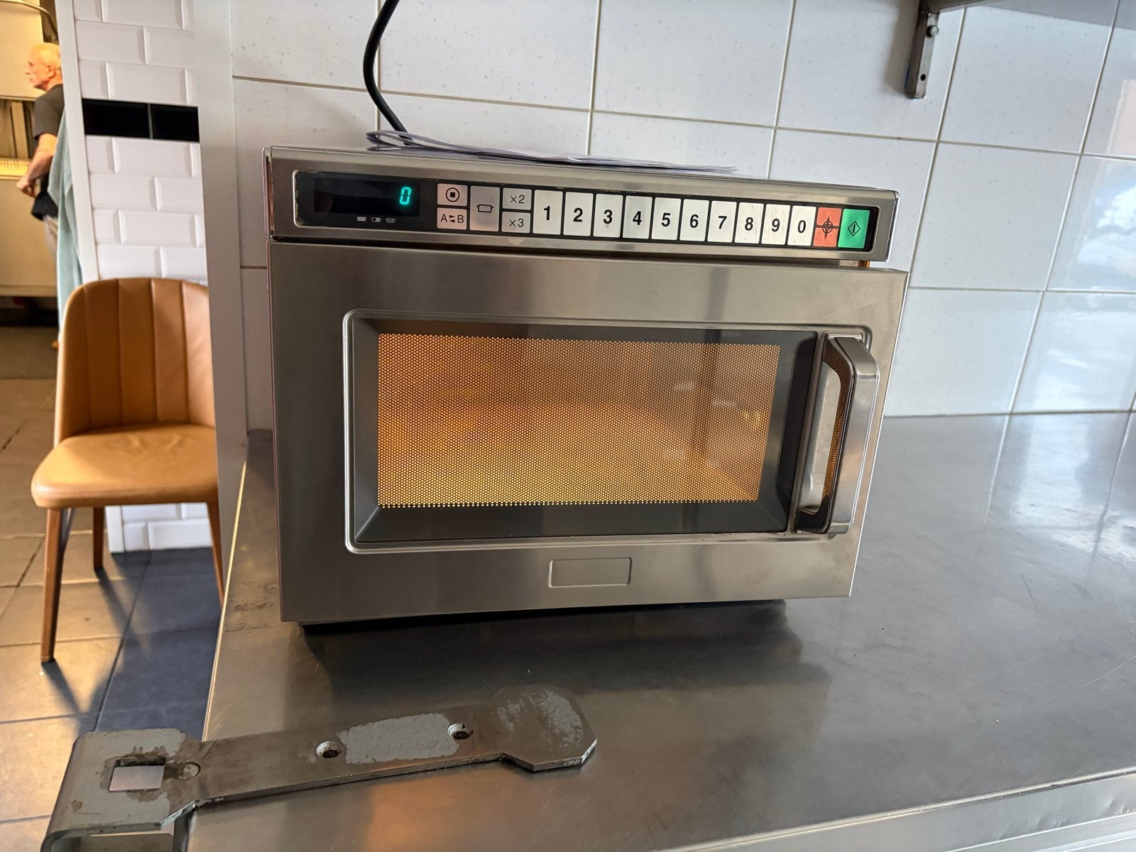 Panasonic NE-2156-2 Professionele Magnetron, Witgoed en Apparatuur, Gebruikt, 60 cm of meer, Ophalen of Verzenden, Magnetron