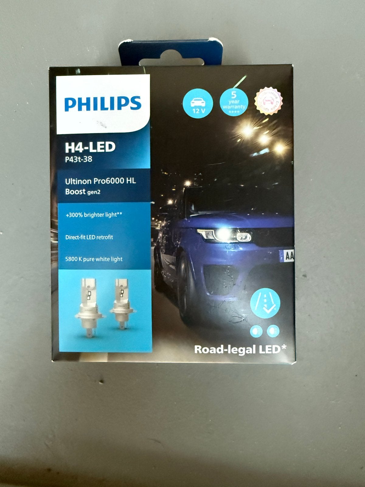 Philips H4-LED Ultinon Pro6000 HL Boost gen2 autolampen, Nieuw, Ophalen of Verzenden, Lumileds, Philips