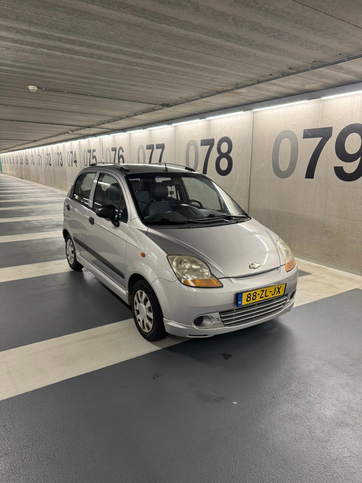 Chevrolet Matiz 0.8 2008 Grijs 1 Jaar apk, Auto's, Voorwielaandrijving, Matiz, Origineel Nederlands, 19 km/l