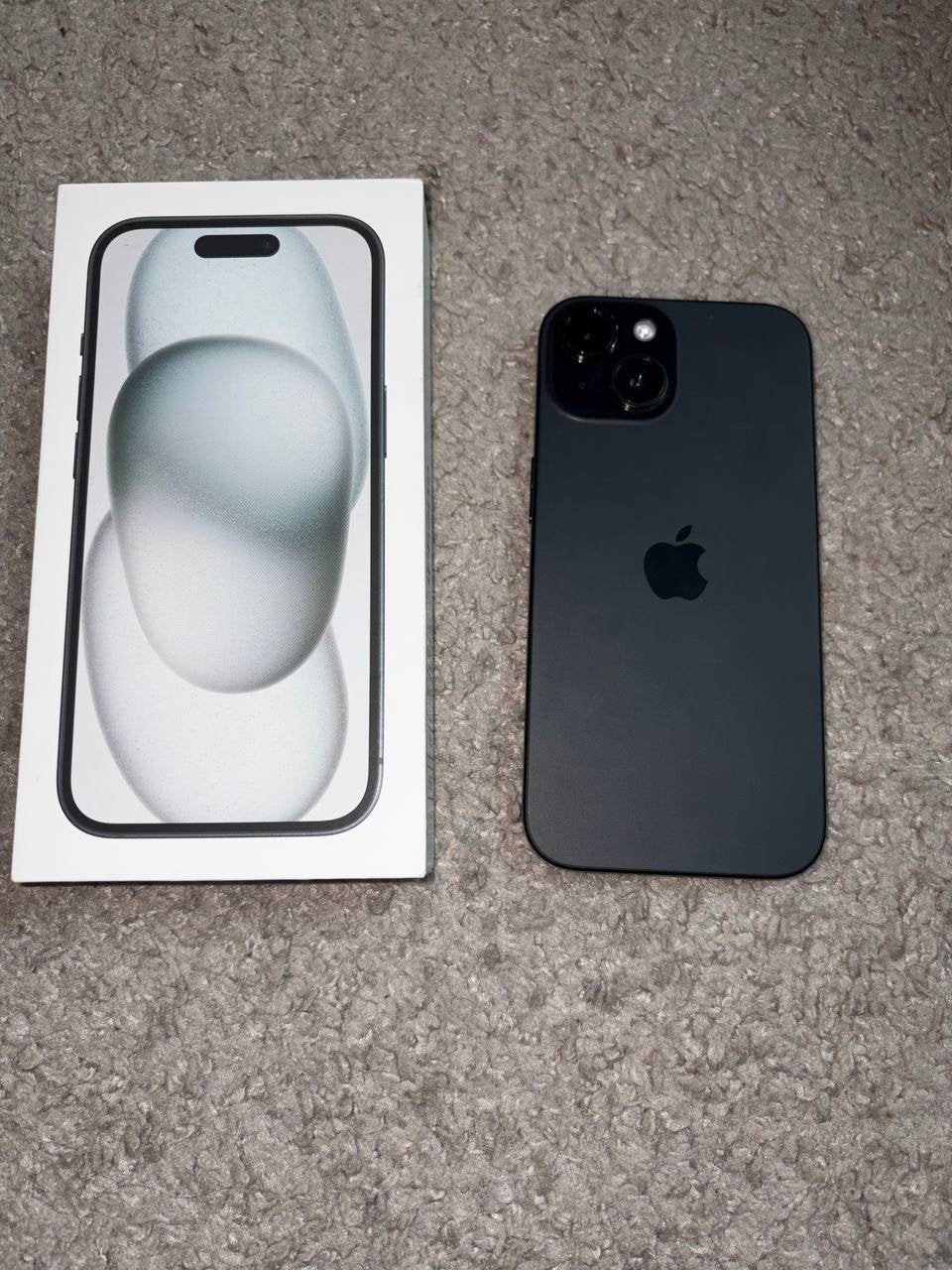 Apple iPhone 15 zwart, Gebruikt, IPhone 15, Zwart, Met simlock
