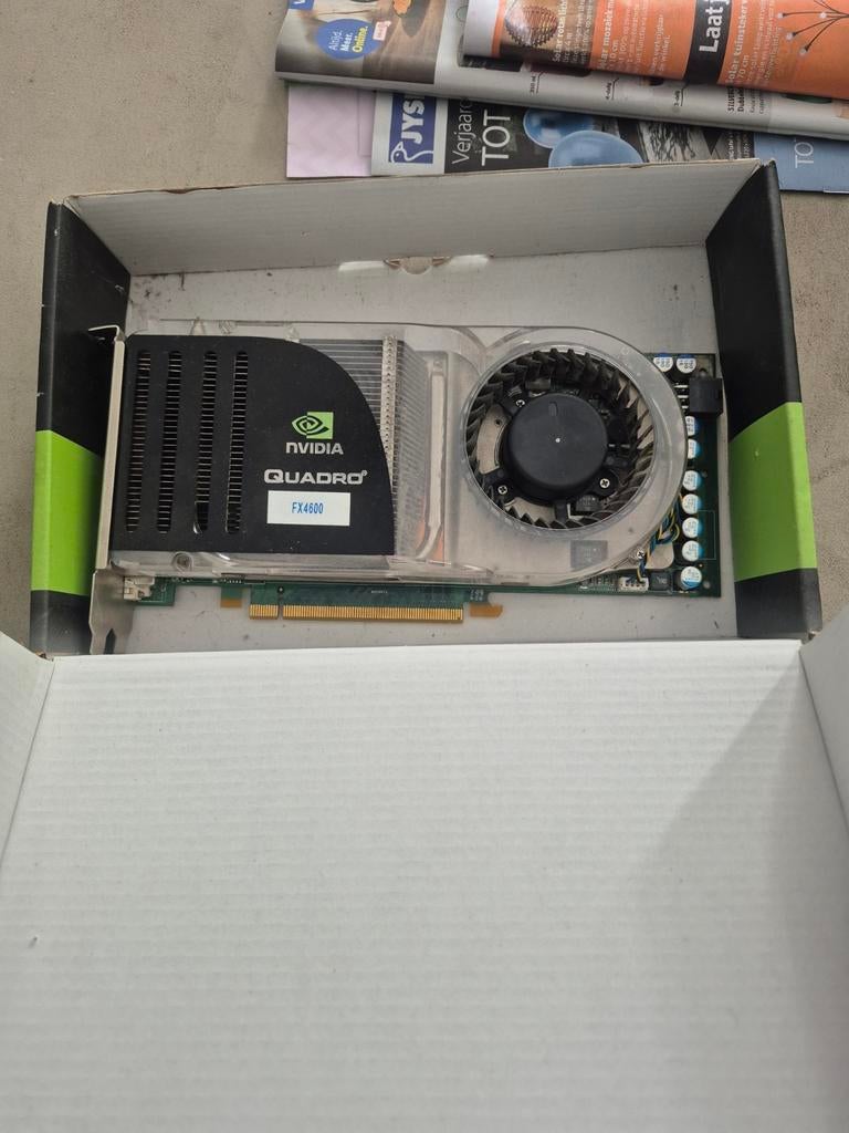 Nvidia Quadro FX 4600 Videokaart - Professionele GPU, Computers en Software, Videokaarten, Ophalen, Gebruikt, GDDR3, PCI-Express 1