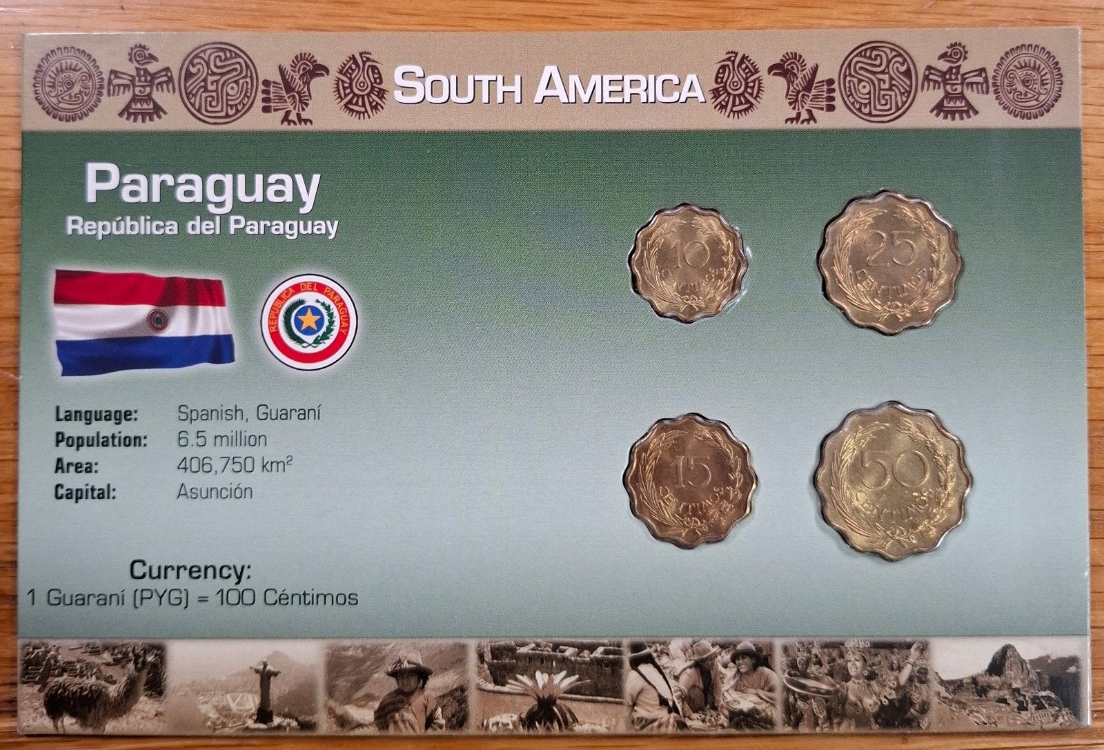 Coins of the World muntset Paraguay, Ophalen of Verzenden, Zuid-Amerika