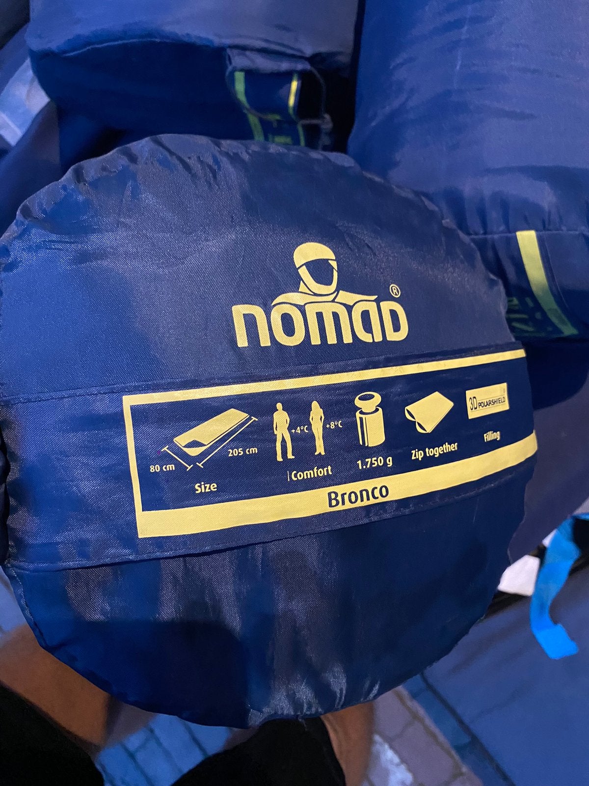 Nomad Bronco Slaapzak zgan, Ophalen, Zo goed als nieuw